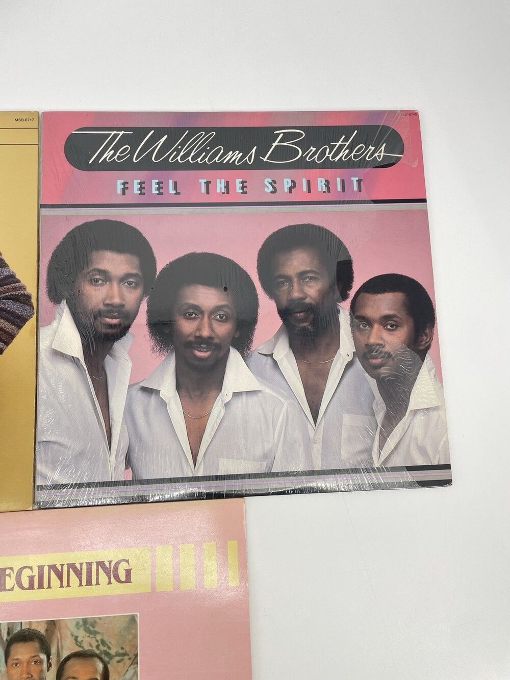 Williams Brothers Gospel Vinyl LP Lot Feel the Spirit New Beginning VG+ - Picture 3 of 6
